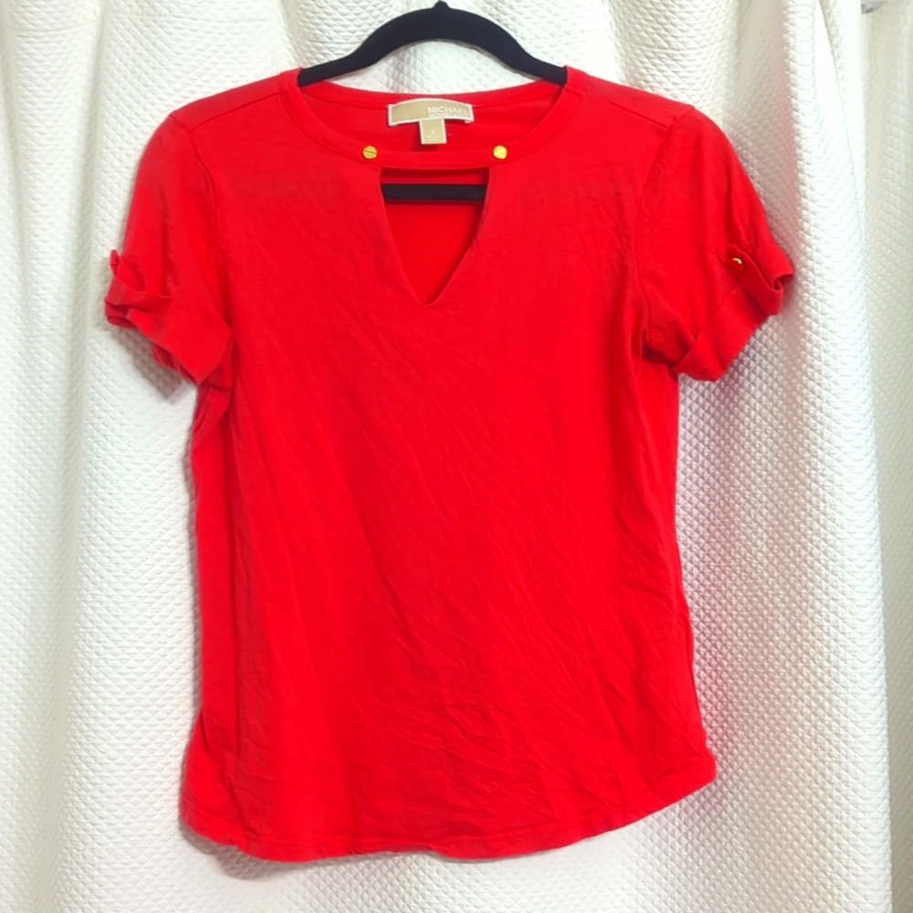 Michael Kors tee shirt gold accents